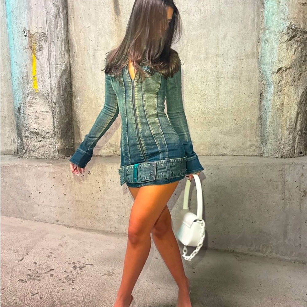 jaded ldn steele denim dress